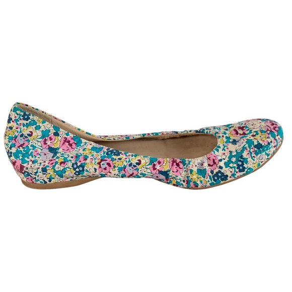 J.Crew Women's Cece Ballet Flats Liberty Floral Pattern Made in Italy Size 7.5 - Picture 4 of 11